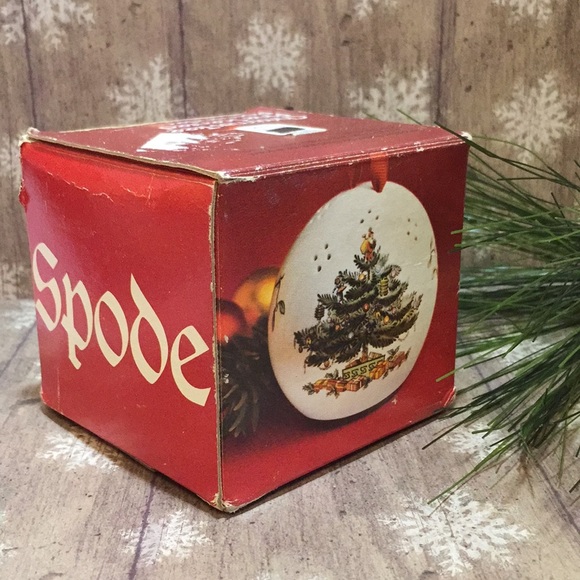 Spode England Christmas Tree Pomander Ball Vintage - Picture 13 of 15